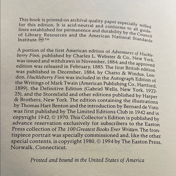 Mark Twain Book Set: Huckleberry Finn & Tom Sawyer - Picture 10 of 15